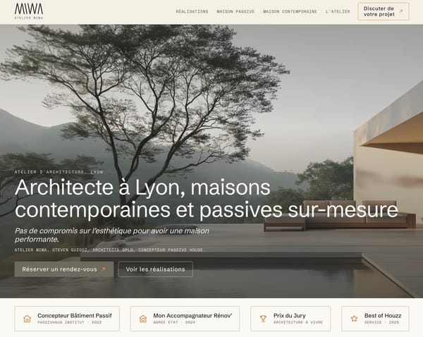 J'ai refait le site de mon agence sans écrire une ligne de code